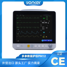 定制监护仪医用病房病人转运12寸六参心电检测仪 智能监护仪