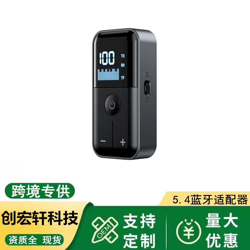 Cross-Border Bluetooth 5.4 Audio Receiver and Transmitter Private Model Car Home Lavalier Aux Card Bluetooth Adapter Cross-Border Bluetooth 5.4 Audio Receiver and Transmitter Private Model Car Home Lavalier Aux Card Bluetooth Adapter