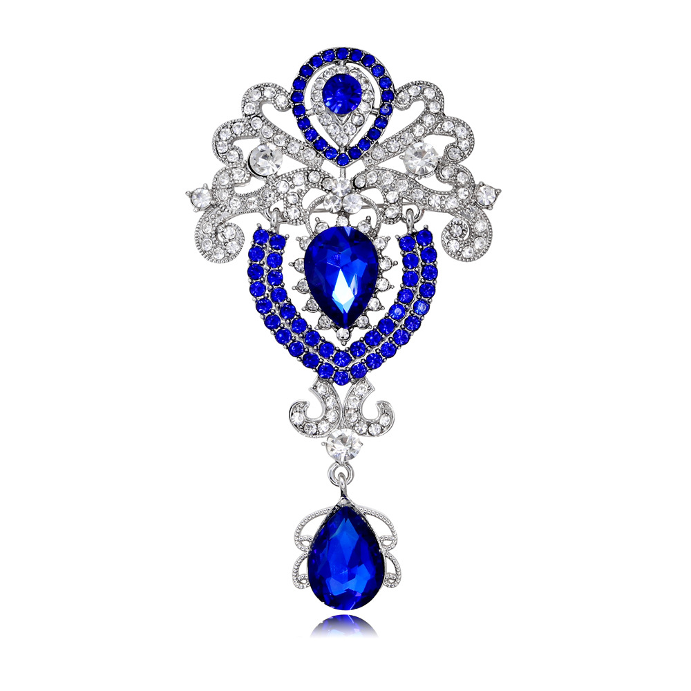 Pulseira de flor esmaltada oversize para mulher joia floral grande_voghion.com