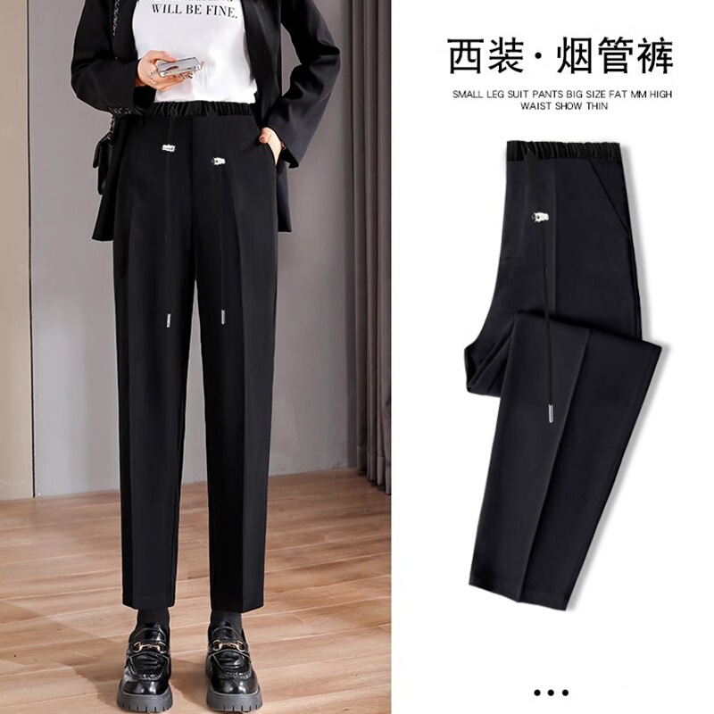 New spring and autumn maternity trousers with drape effect, straight-leg pants, can be worn after childbirth, cropped maternity pants New spring and autumn maternity trousers with drape effect, straight-leg pants, can be worn after childbirth, cropped maternity pants