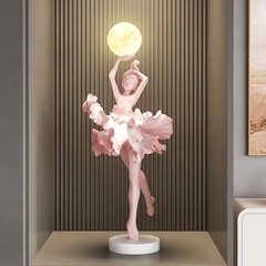 女孩轻奢小夜灯摆件感小众艺术装饰客厅电视柜玄关生日礼物