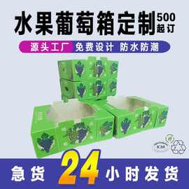 葡萄包装盒高档阳光玫瑰托盘包装折叠塑料纸盒晴王水果礼品盒空盒