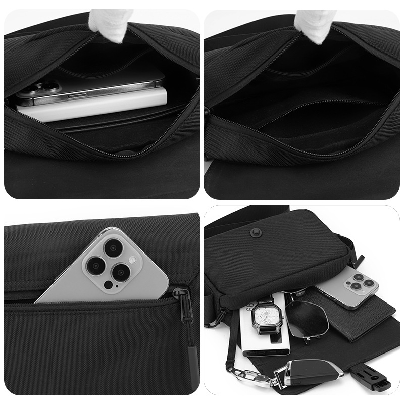 WEPOWER nueva bolsa de mensajero de un solo hombro de cercanías de ocio con función deportiva de gran capacidad