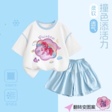 �Ŀ����r��ŮͯС�R����ײɫ���b��Ƭ���·���ȹѝ���b��������