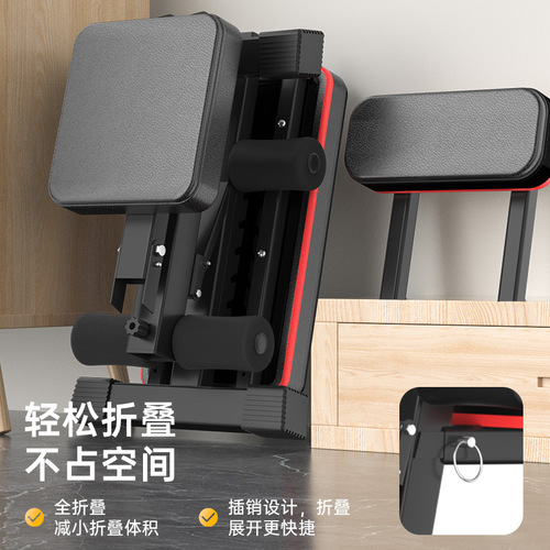 Dumbbell Bench Press Male Supine Sit-Up Assistant Home Gym Chair Foldable Multifunctionary Preacher Bench