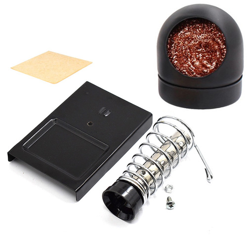Soldering iron stand copper wire seat cleaning soldering iron tip electric soldering iron tip cleaning solder auxiliary work electric soldering iron placement table