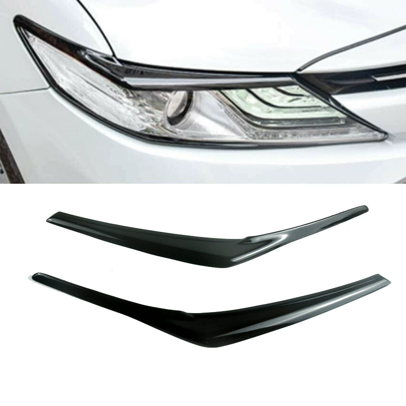 Подходит для Toyota 18-21 восемь поколений Camry Смола Модифицированная светлая бровь глаз бровь фара декоративная светлая наклейка для бровей