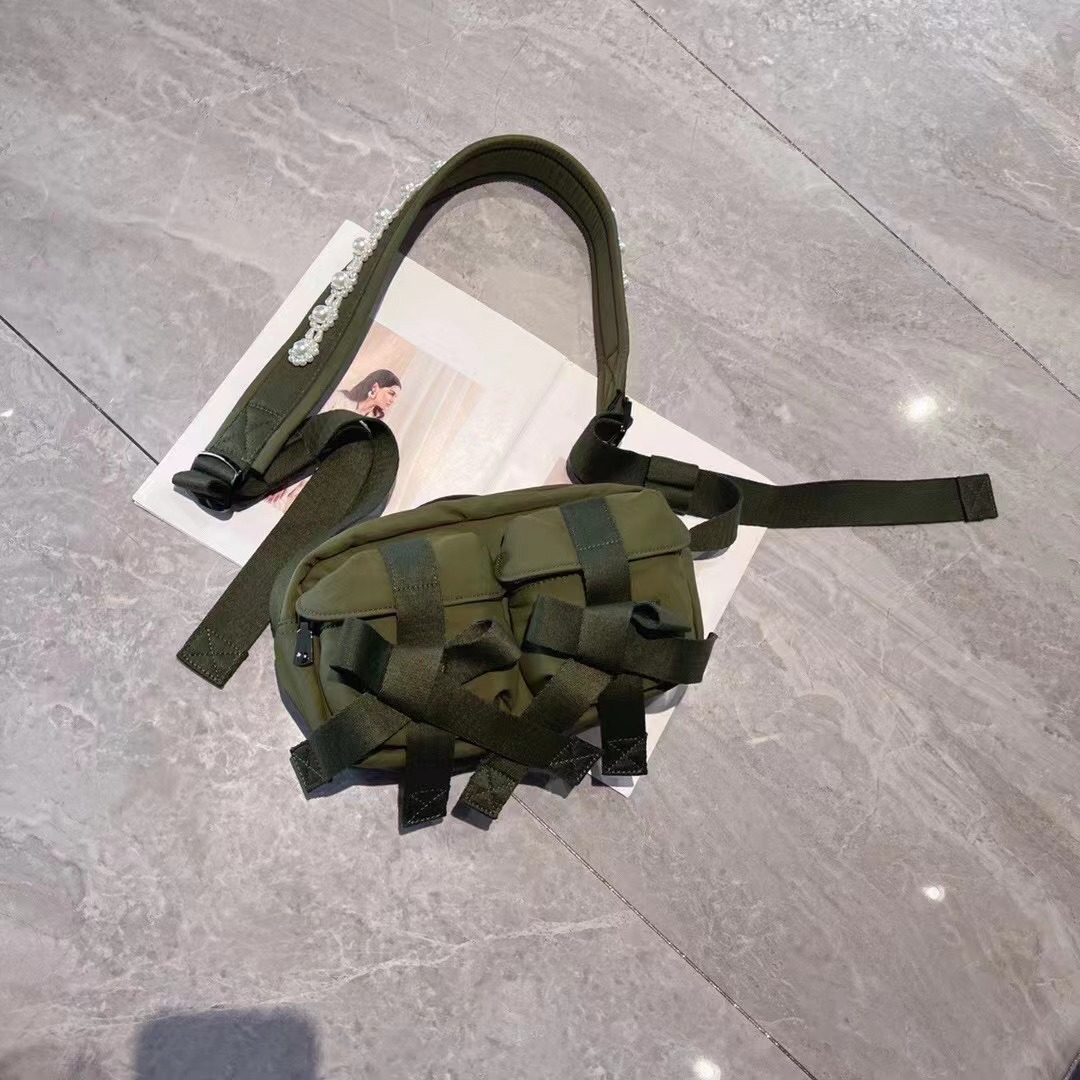 2023 Herbst Neue Casual Trendy Cool Süße Jubilee Würzig Mädchen Perle Bogen Einzigen Kreuz Schulter Tasche Multi Tasche Weibliche_voghion.com