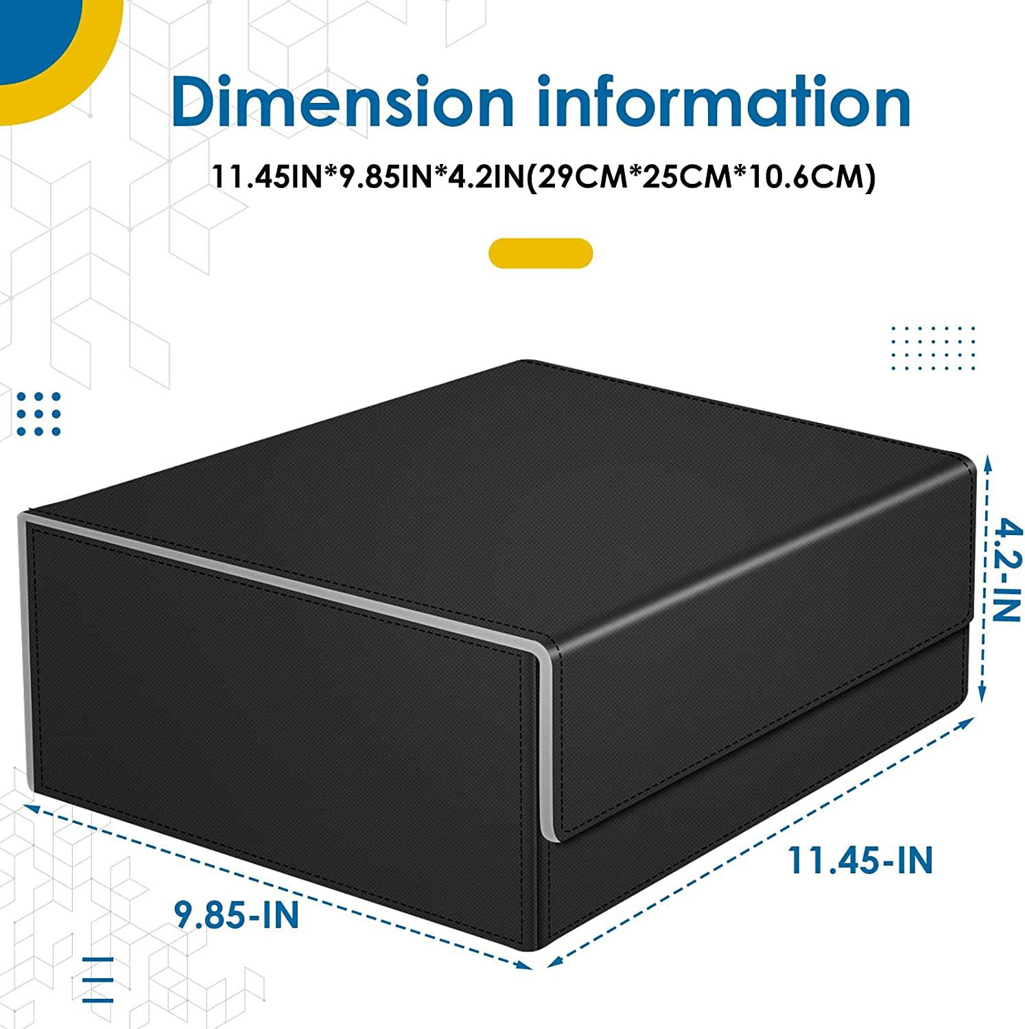 Tarjeta Caja de almacenamiento de tarjeta Caja de tarjeta magnética Caja de bolsillo Ptcg monstruo Bao Ke Meng cubierta caja tablero juego tarjeta de almacenamiento