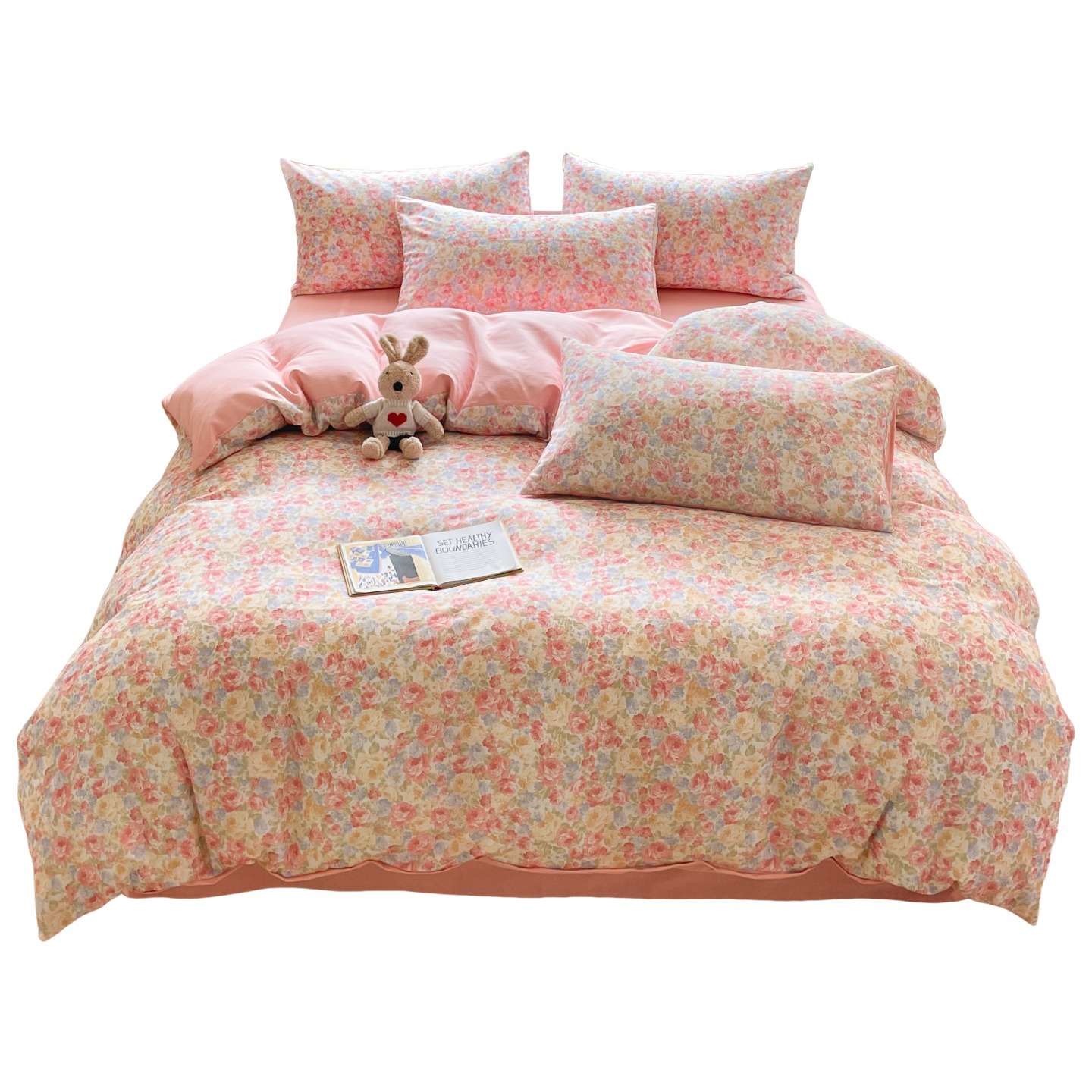 Algodón grueso y abrasivo de cuatro piezas conjunto de algodón 2025, nuevo tipo de sábanas de invierno y otoño sábanas de dormitorio tres piezas conjunto de ropa de cama