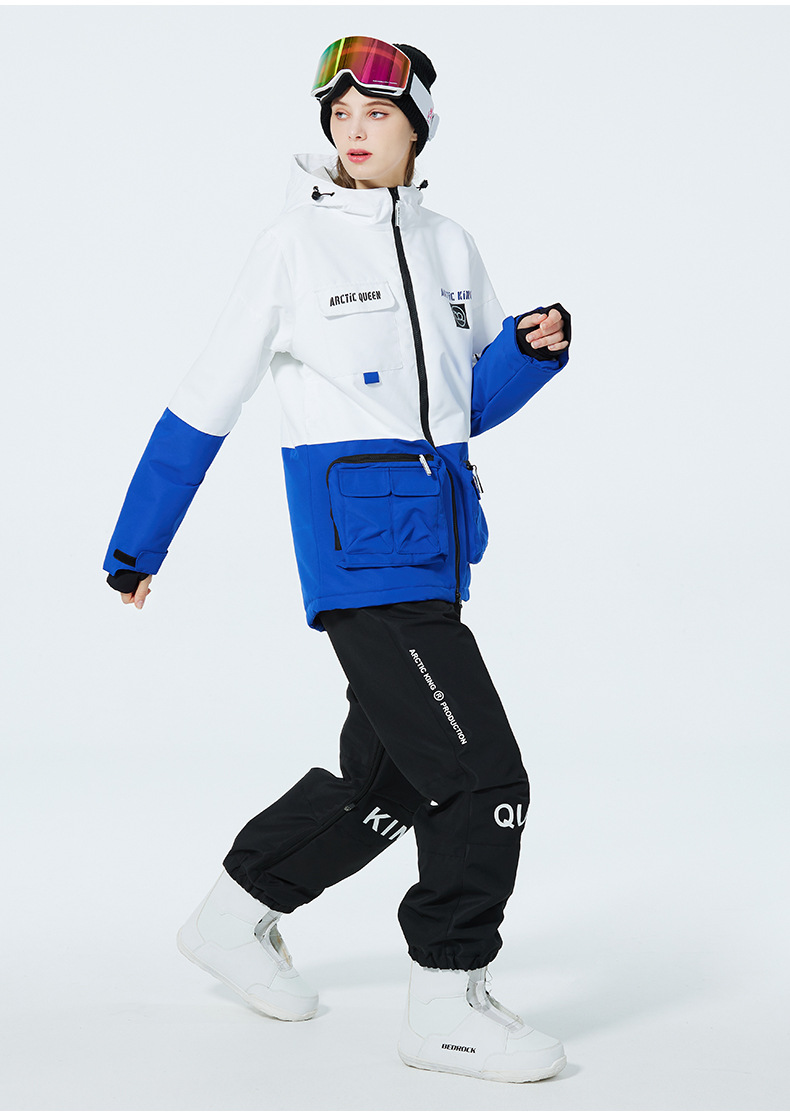 Men's Clothing Ski suit set for men and women couples warm and thick ski suit set single board double board ski suit_viptrois.com