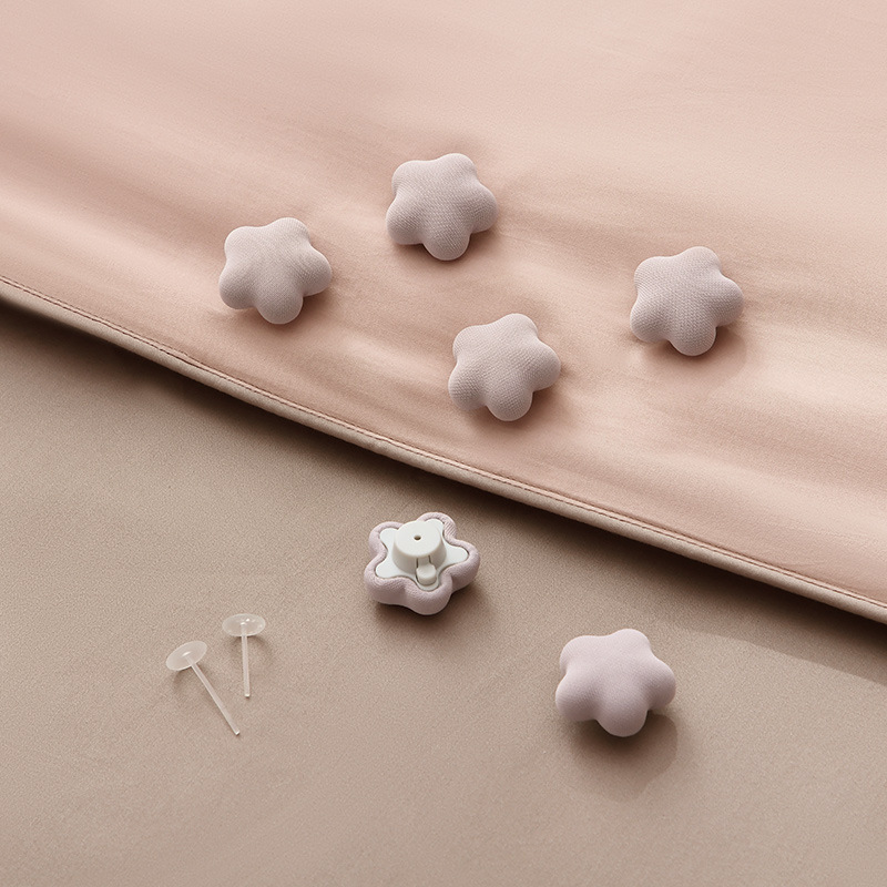 新型星型キルト固定具、梅の花型キルト留め具、シーツ滑り止め、収納ボックス、針なし、ワンタッチロック解除|undefined