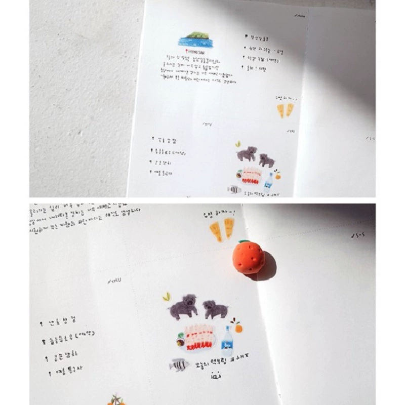 Переход через границу Южная Корея Сузатель Jeju Island 1092 Стикер Декора Diary Город Путешествие Терминал Счета Стикер