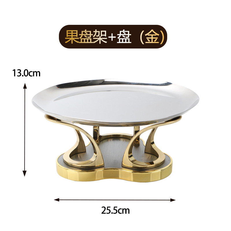 Cenizas doradas KTV suministros set de platos de frutas clube nocturno cenicero lujo ligero bar caja de toallas de fiesta de moda