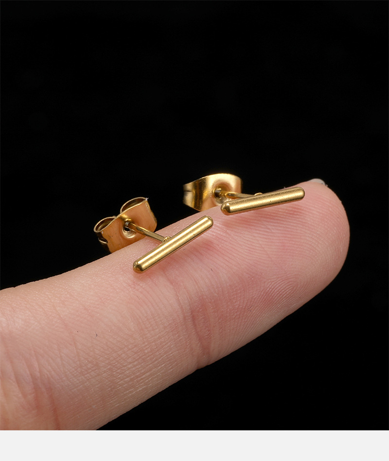 Geometric Pearl Gold Butterfly Ear Studs 316L Surgical Steel Fashion Earrings detail image 9