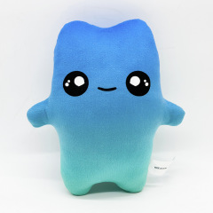 跨境新品fortnite sprite plush渐变蓝怪毛绒玩偶公仔