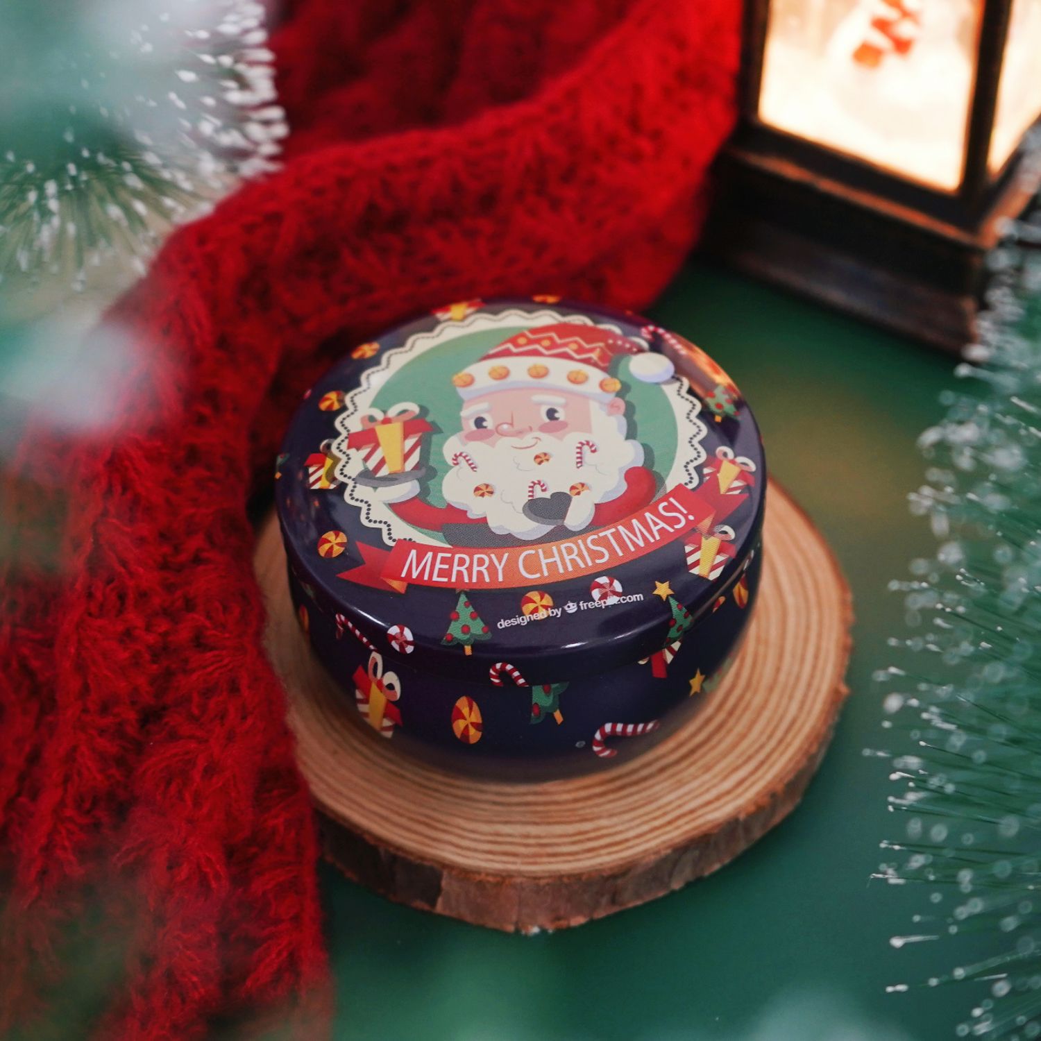 Navidad caja de regalo de vela de banano set romántico no humo perfume adornos regalo de mano vela doméstica de Navidad al por mayor