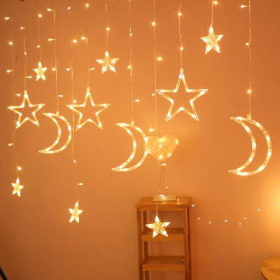 Led Star and Moon Lights, Moon Curtain Lights, Star Lights, Internet-Famous Room Scene Decoration Lights, Wholesale Light Strips