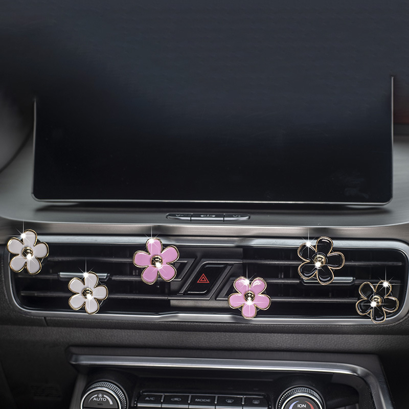 향기로운 데이지 화이트 파우더 6 개 블랙 믹스