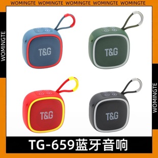 Wireless Mini Speaker Tg659 Bluetooth Speaker Outdoor Portable Subwoofer High Quality Card Charging