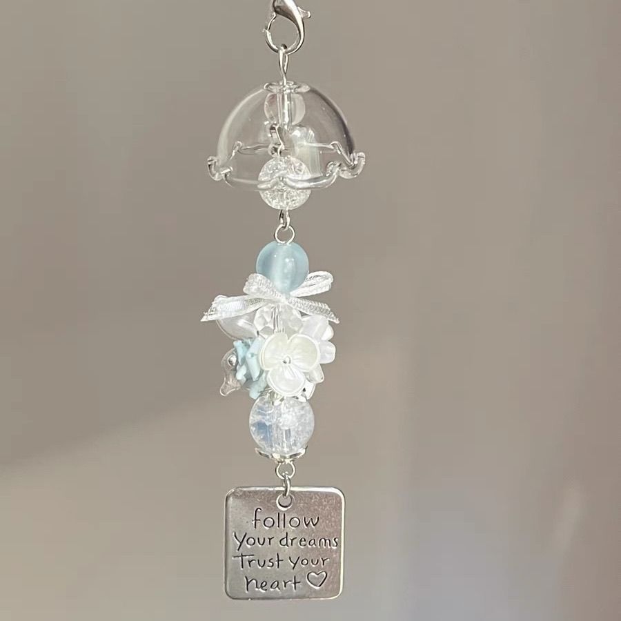 Dekorative Windspiel Und Perlenhandykette Mit Schmetterling_voghion.com