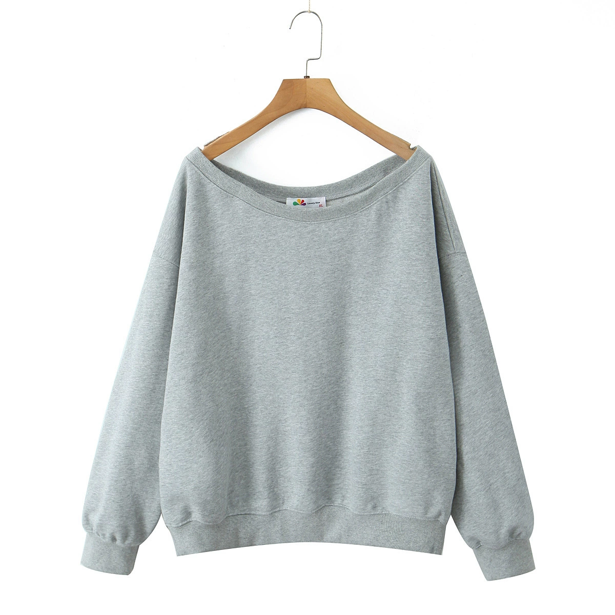 Design long-sleeve for leisure, sweatshirt, oversize, plus size