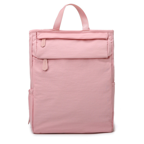 Portable nylon water-repellent mommy bag, fashionable and convenient mother and baby bag for traveling, mommy bag with printable LOGO