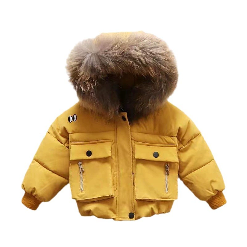 Детский зимний пуховик для девочек, увеличенная толщина, 4–5 лет