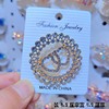 Advanced brooch, protective underware, universal pin, high-end accessory lapel pin, wholesale, high-quality style, clips included