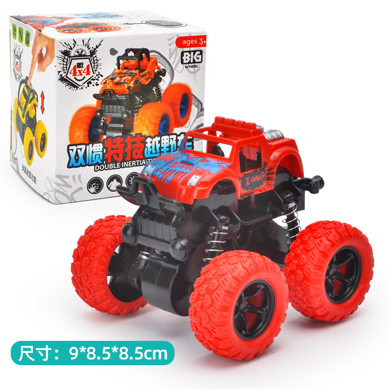 Children's Educational Toy Engineering Vehicle Model Boy Inertia Four-Wheel Drive off-Road Vehicle Stall Toy Wholesale