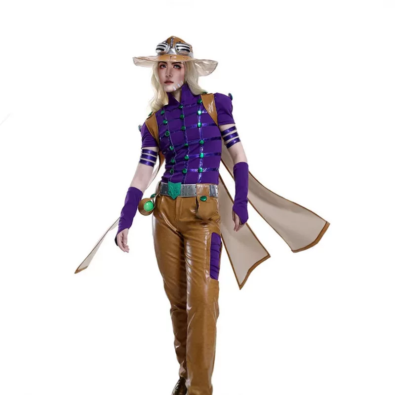Косплей JOJO's Bizarre Adventure: Джеро Зеленин косплей, носить Gyro Halloween 2D