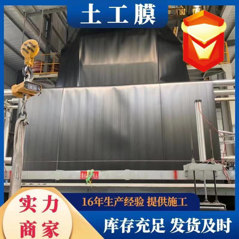 HDPE沼气池黑膜牛场化粪池耐腐蚀防水膜猪场厌氧池聚乙烯土工膜