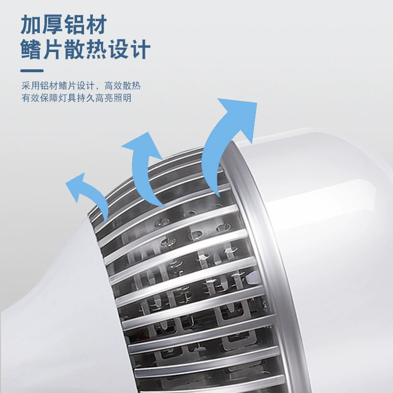 LED fill light, bulb for live streaming, high power, three colors, with screw socket, remote control