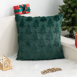 Cross-Border New Spot Christmas Pillow Case Snowflake Christmas Tree Home Sofa Pillow Cushion Holiday Decoration Cushion