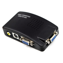 Video to VGA Converter AV转VGA高清转换器适用电脑转电视适配器