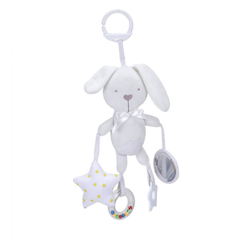 BBSKY crib hanging toy cartoon animal shape rattle teether pendant BB called bell toy