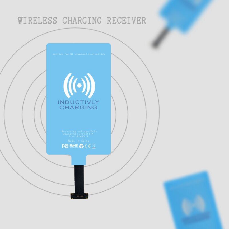 wireless charger wireless charging receiver Qi standard for Android Apple and other smart phones wireless charger wireless charging receiver Qi standard for Android Apple and other smart phones