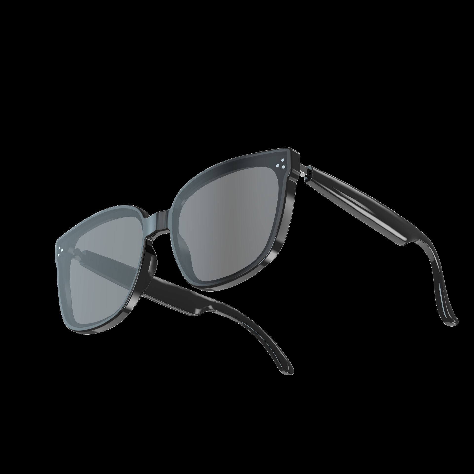 Nuevas gafas Bluetooth inteligentes ai, audio a prueba de fugas, traducción de llamadas, escuchar música, gafas de sol de conducción tres en uno