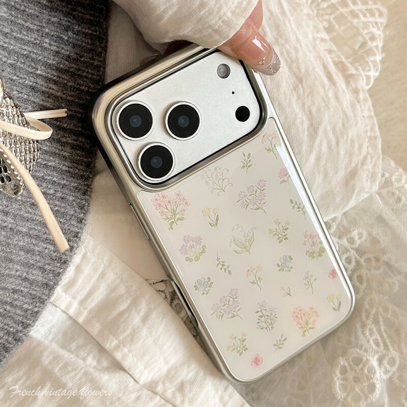 Resin Floral Design Suitable for iPhone 18 Pro Max Phone Case, Apple 17 Spring Fresh Style, 16 Resin, 13 Electroplated Resin Floral Design Suitable for iPhone 18 Pro Max Phone Case, Apple 17 Spring Fresh Style, 16 Resin, 13 Electroplated