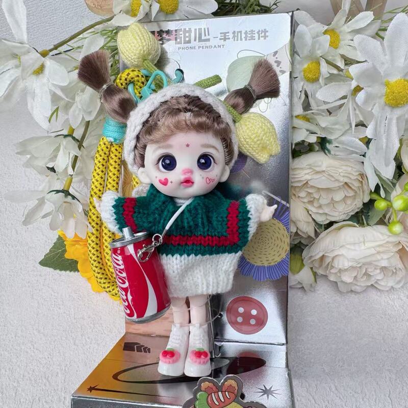 正版萝莉芬潮玩创意时尚手机挂件搪胶娃娃萌趣挂件娃手办礼物手办|undefined