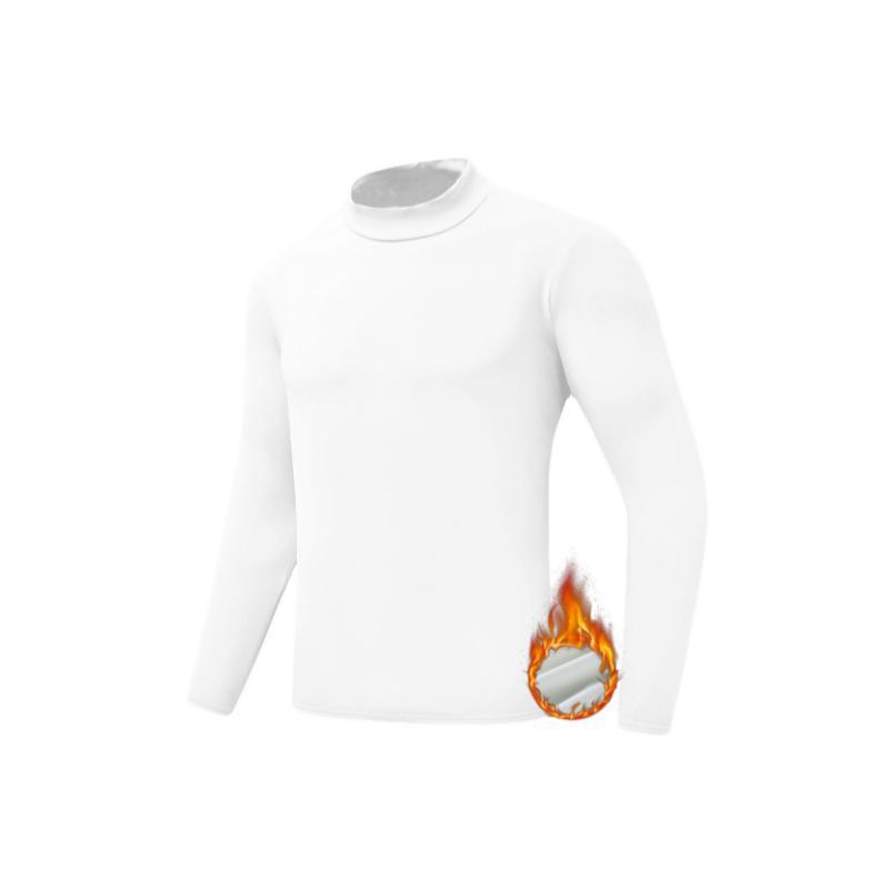 H4829 Dropshipping Aliexpress Amazon Cross-Border New Thermal Suit Men's Thermal Underwear High Collar Long