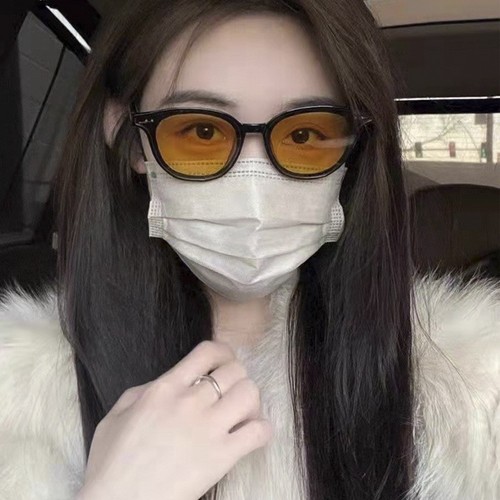 GM sunglasses for women, tom brown color, 2024 new style myopia sunglasses, men's driving-specific yellow glasses, trendy.