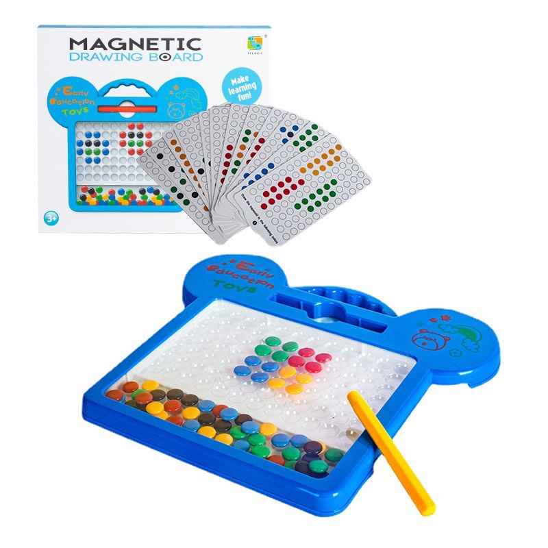 Tablero de dibujo magnético educativo de la pluma de la venta caliente transfronteriza educación temprana pensamiento enfoque tablero de entrenamiento rompecabezas juguetes al por mayor