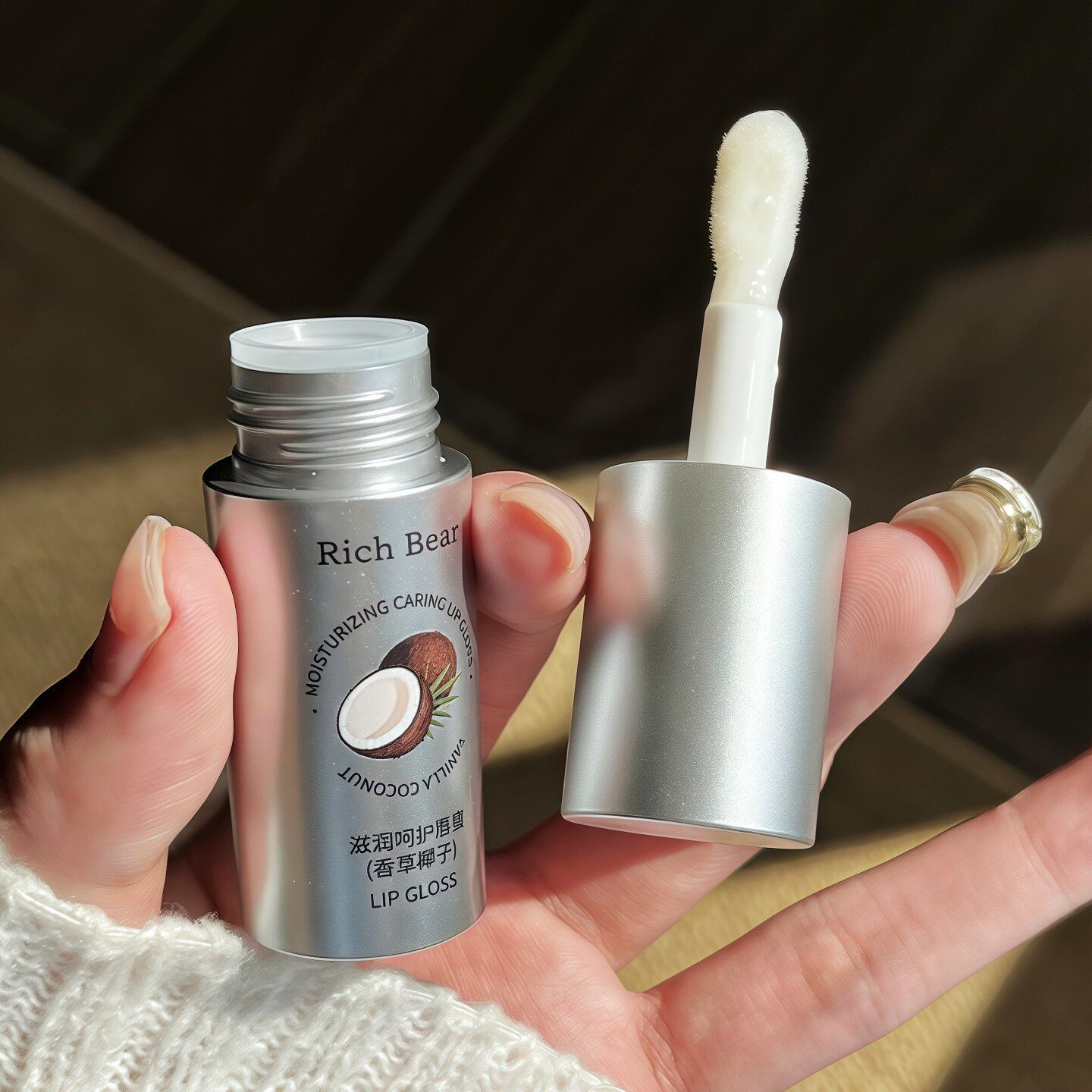 冷门但好用死了！！香草椰子维生素E润唇膏保湿改善干燥护唇油蜜