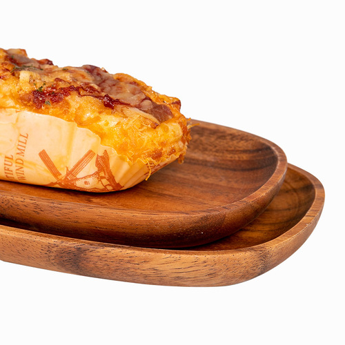 Acacia wood special-shaped tray nut snack wooden plate creative tableware dish living room home snack dry fruit plate