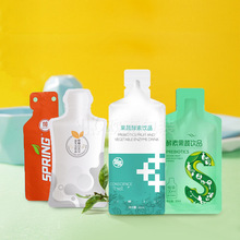 瓶装异型酵素包装袋塑料热封铝箔三边封包装装复合PE袋印刷饮料袋