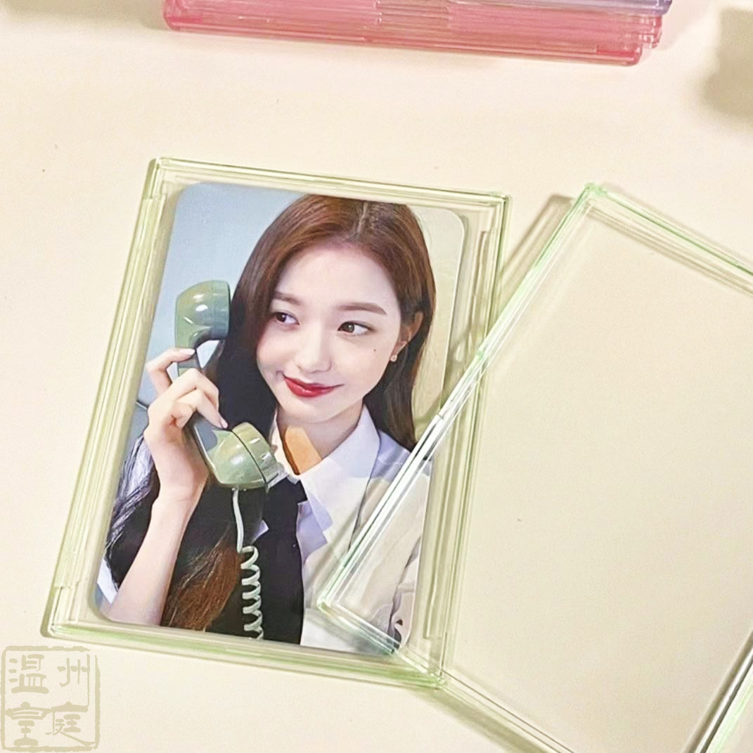 INS serie Shell Tarjeta de ladrillo Goo titular de la tarjeta aidou álbum tarjeta pequeña Polaroid periférico lindo Star-Chasing titular de la tarjeta de almacenamiento