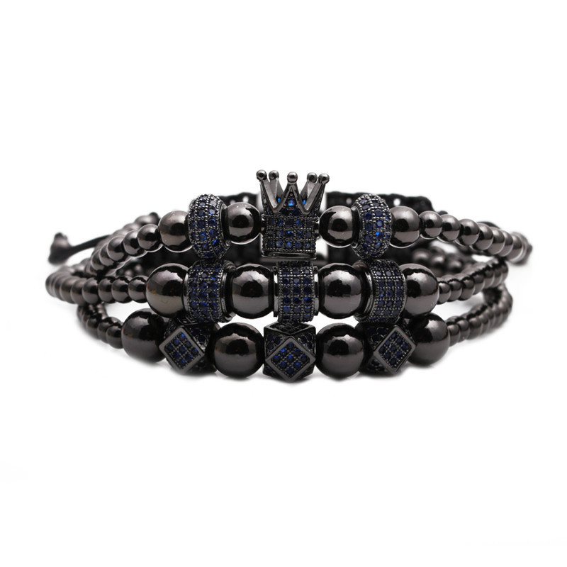 Crown Woven Adjustable Bracelet Set display picture 11