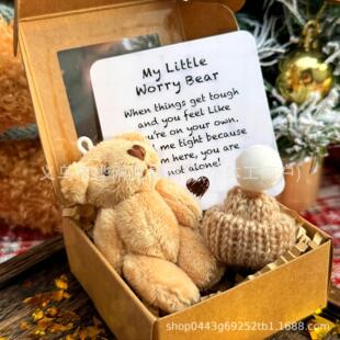 Mini Plush Teddy Bear in Box�羳�ڴ�̩��������ë�q�ܺ��b�Y��