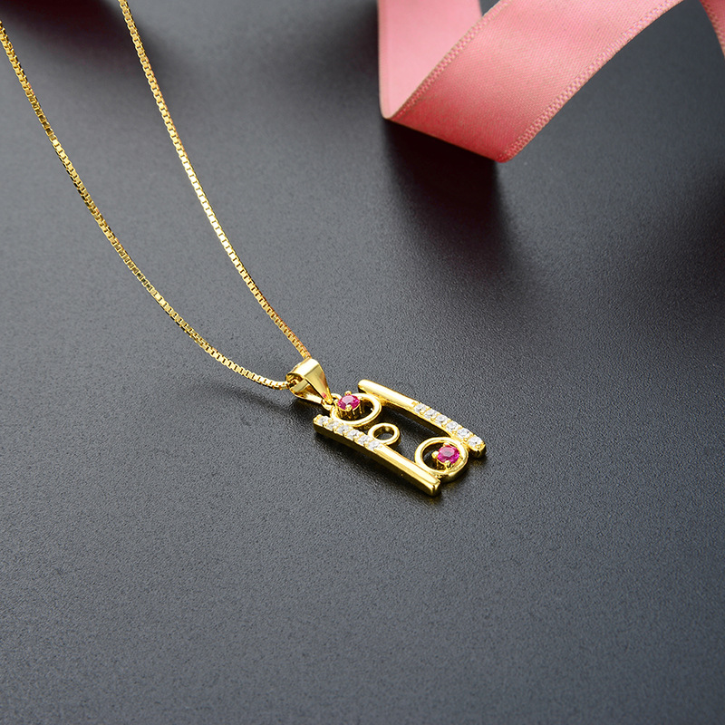 S925 plata esterlina collar cuadrado femenino versátil diseño de nicho simple colgante de cadena clavicular al por mayor